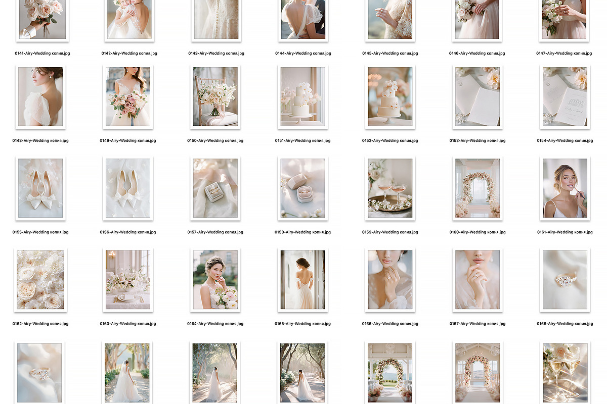 340 Airy Wedding Stock Photo Bundle, a Beauty & Fashion Photo by Allure Art (Photo 60 of 63)