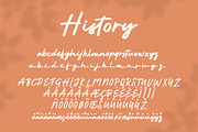 History, a Script Font by Paul Hewitt (Thumbnail 5 of 7)