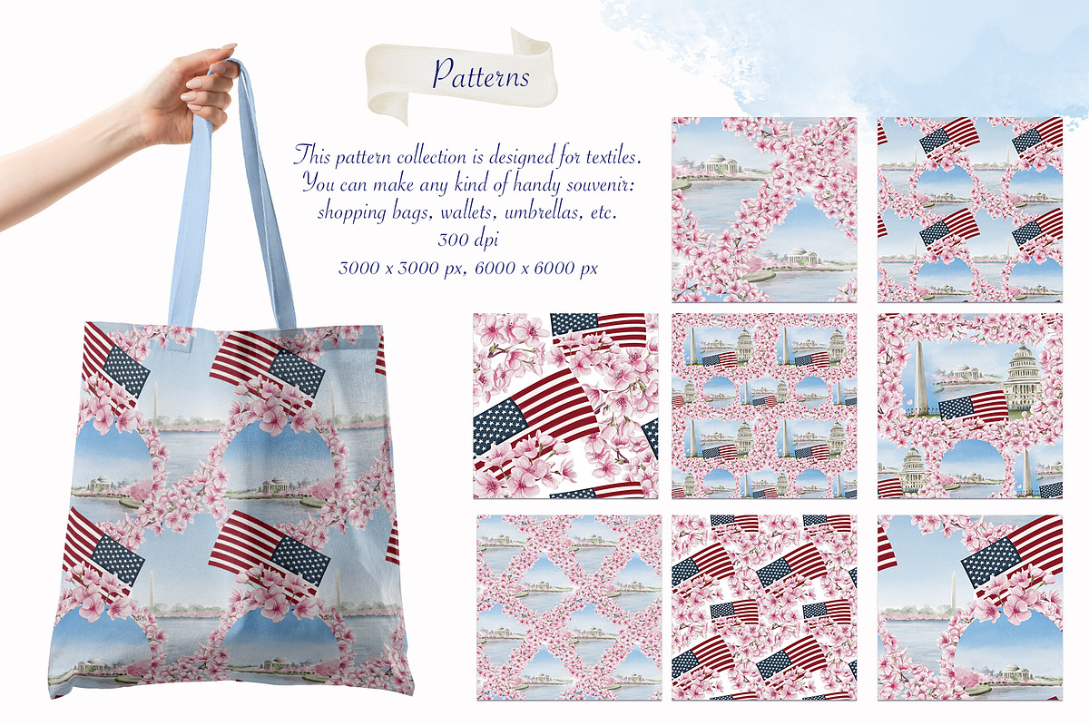 Cherry Blossoms clip art watercolor, an Illustration by Alena Sid (Photo 14 of 16)