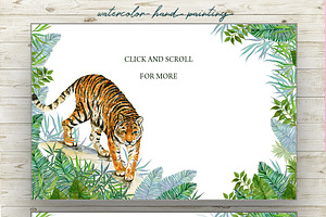 Tigers .Clipart Illustrations