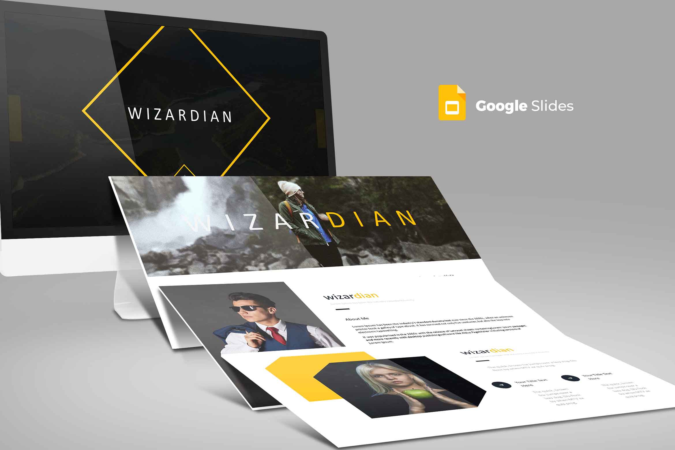 Wizardian - Google Slides Template, a Presentation Template by AQR Studio