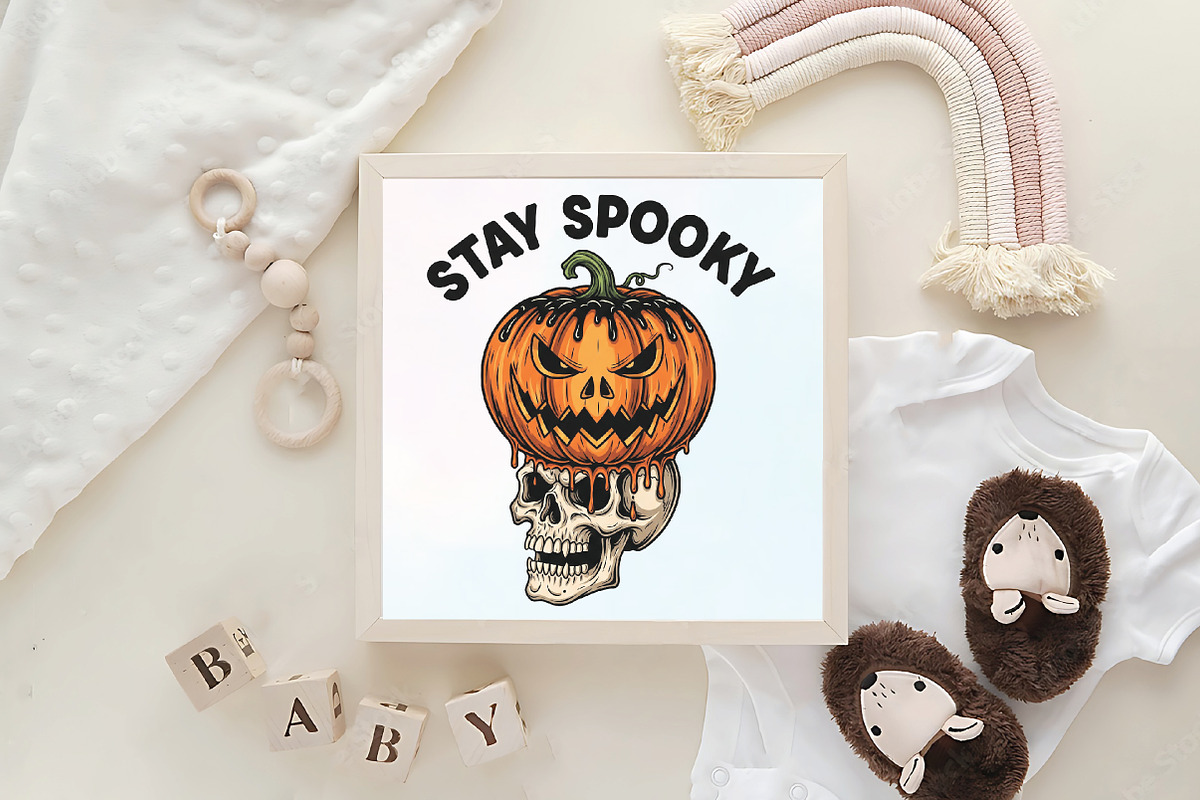 Halloween PNG Halloween skeleton, an Illustration by CraftArtStudio (Photo 4 of 4)