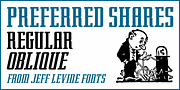 Preferred Shares JNL, a Slab Serif Font by Jeff Levine Fonts (Thumbnail 1 of 5)