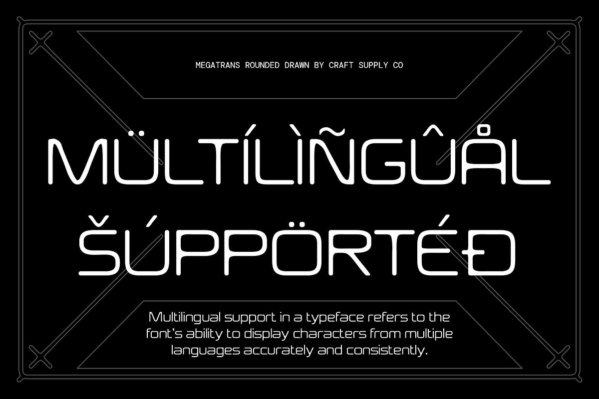 Megatrans Rounded Drawn, a Sans Serif Font by Craft Supply Co. (Photo 5 of 8)