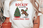 Rockin around the Christmas tree PNG, an Illustration by Craft Nest (Thumbnail 2 of 7)
