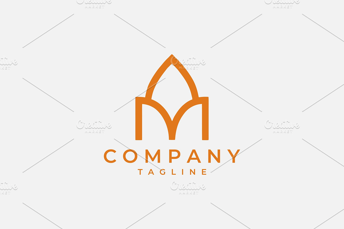 Abstract Letter M Monogram Logo, a Branding & Logo Template by Vectorium Studio (Photo 2 of 2)