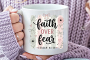 Faith Over Fear Sublimation PNG, a Seasonal Illustration by Rose Art (Thumbnail 5 of 5)