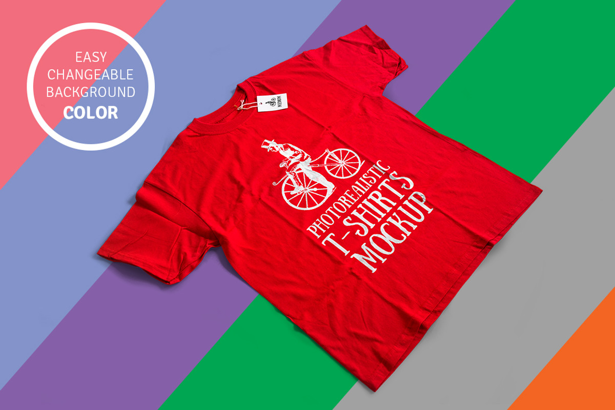 11 Photorealistic T-Shirt Mockup, a Shirt Mockup by GraphicHero (Photo 3 of 5)