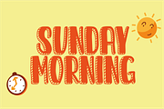 Sunday Best - 4 Style Fonts, a Script Font by NJ Studio (Thumbnail 5 of 19)