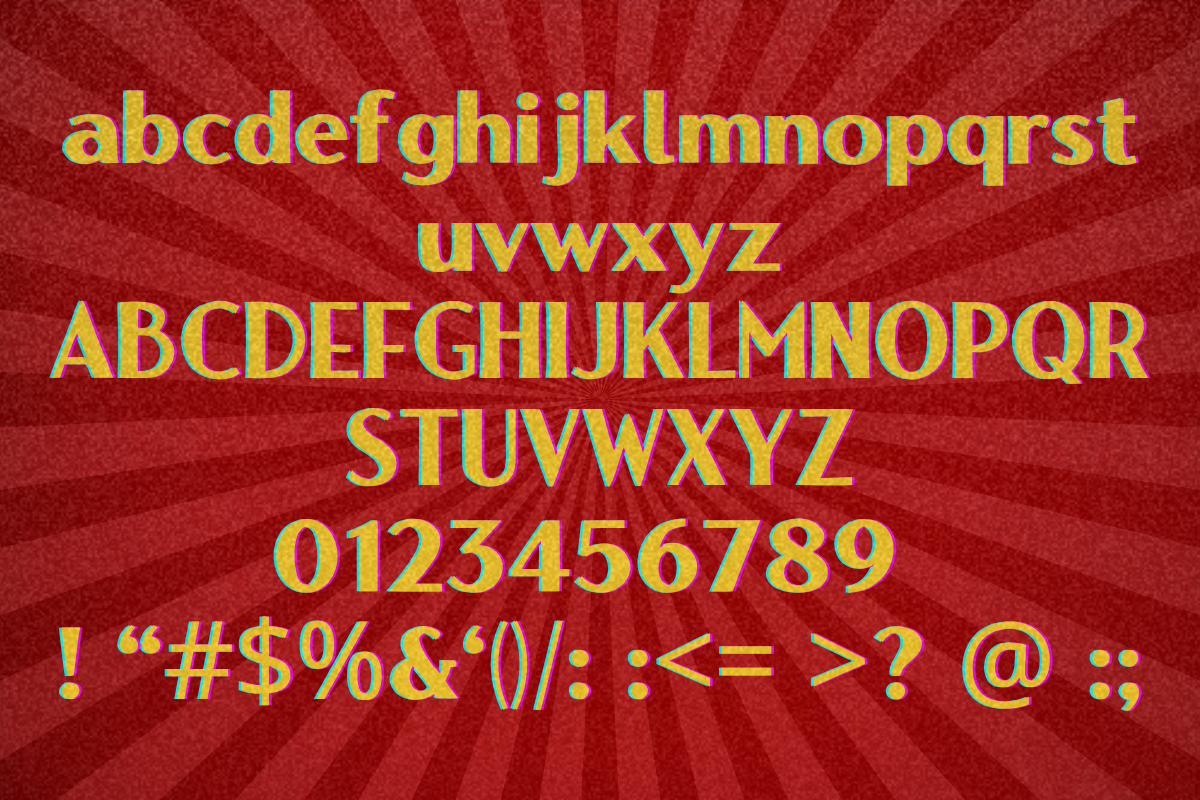Eldercroft — Modern Retro Typeface, a Serif Font by AN Productions (Photo 3 of 3)