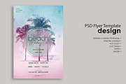 Beach Vibes PSD Flyer Template, a Flyer Template by Naim Selmani (Thumbnail 1 of 3)
