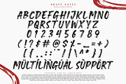 Brave Gates, a Script Font by din-studio.com (Thumbnail 7 of 11)