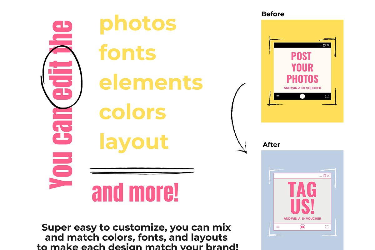 Fearless Feed Instagram Posts, a Social Media Template by Hell Yeah Designs (Photo 6 of 8)