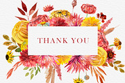 Watercolor Autumn Bouquet, an Illustration by harmonia_green_art (Thumbnail 12 of 12)