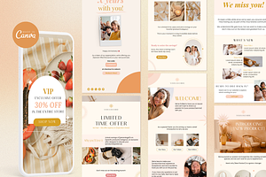 Email Marketing Canva Templates, an Email Template by Matisse Studio