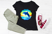 Template, Dolphin, Oceanlife, a Poster Template by Boho Pixel Dust (Thumbnail 7 of 9)