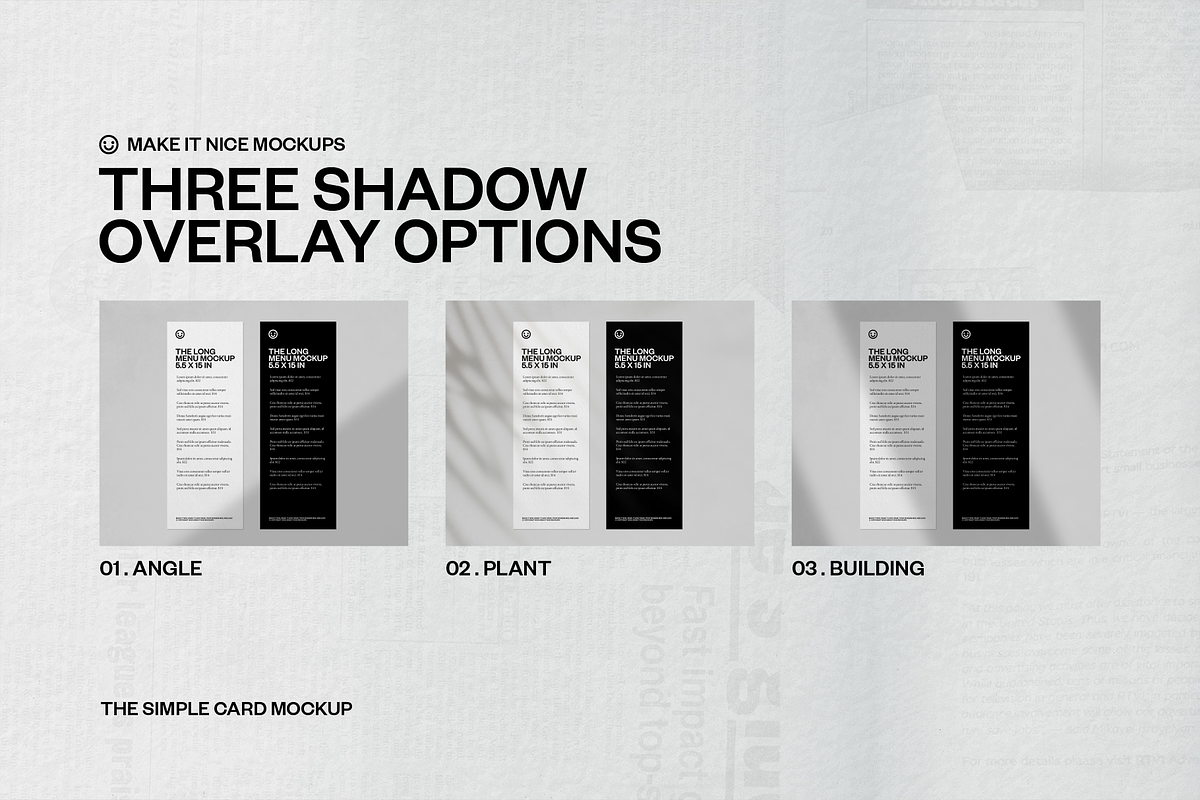 The Long Menu Mockup, a Stationery Template by makeitnicemockups (Photo 4 of 7)