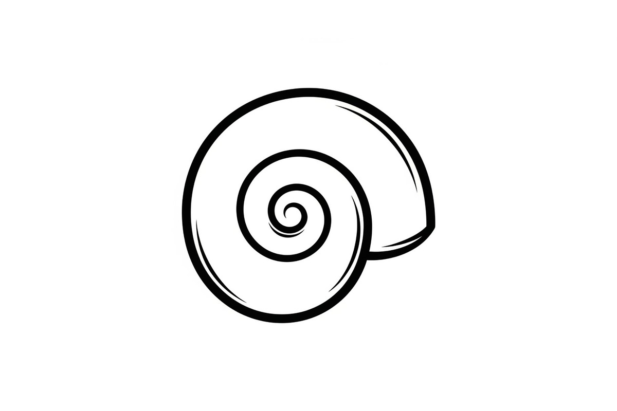 Spiral Seashell SVG Bundle, an Illustration by Gaye Art (Photo 11 of 31)