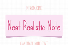 Neat Realistic Note