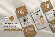 120 Botox & Filler Instagram Pack, a Social Media Template by Branding Victory STD (Thumbnail 3 of 9)
