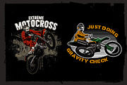 Motocross Design Bundle, a Transportation Illustration by The BolzStudio (Thumbnail 4 of 8)