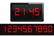Digital Clock and Numbers, a Graphic by PixMarket (Thumbnail 2 of 2)