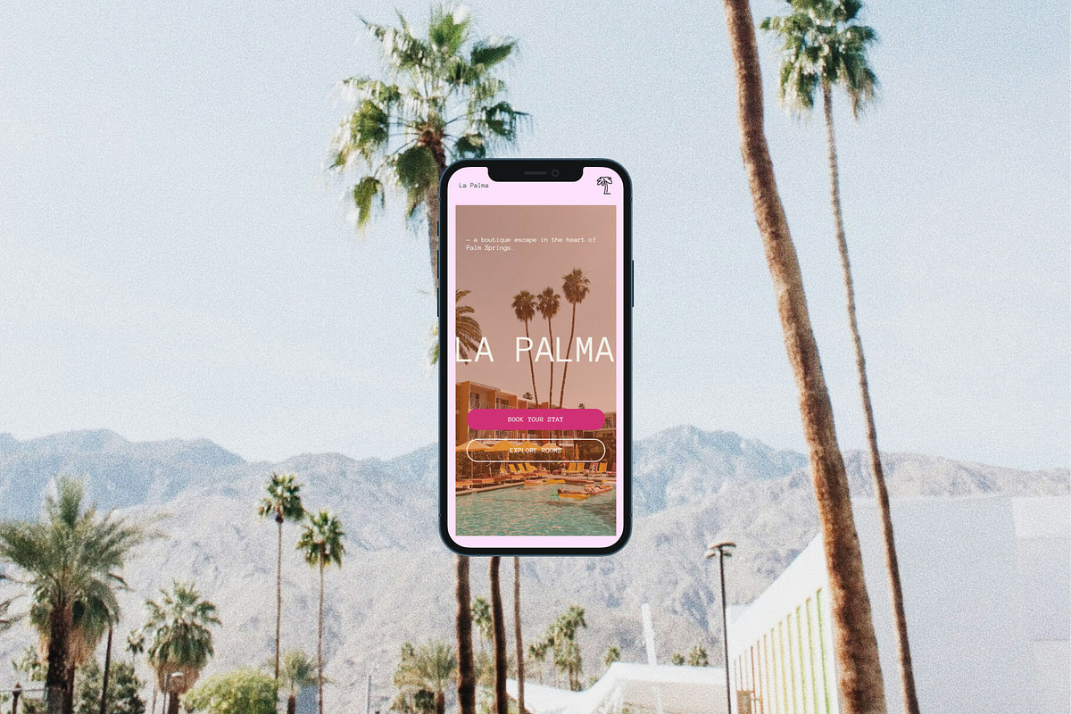 La Palma Hotel Website Template preview 2