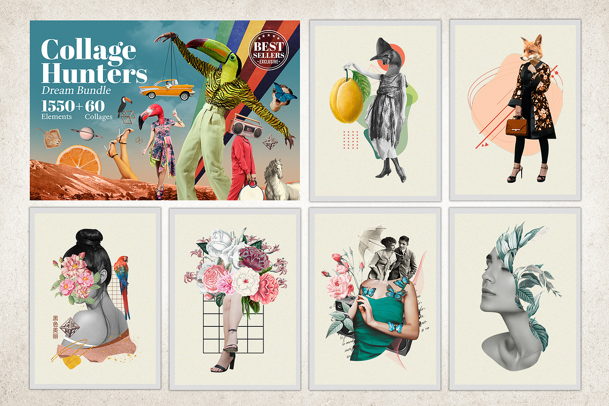 5 in 1 Collage Master Collection, an Object Graphic by SNIPESCIENTIST (Photo 8 of 22)