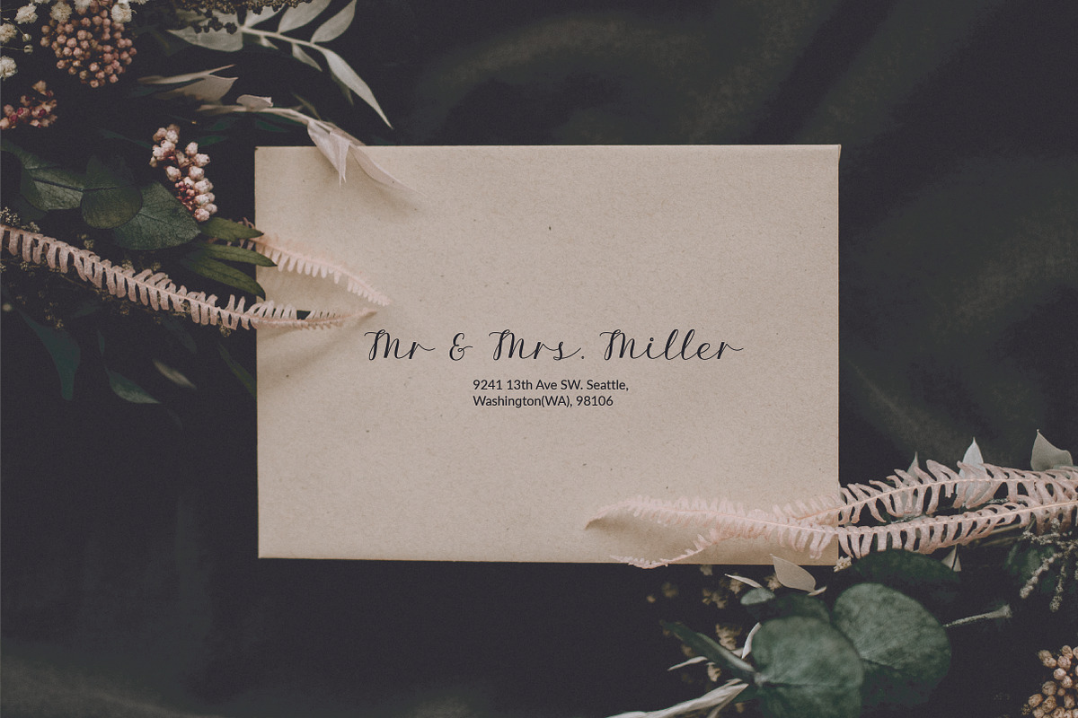 Aesthetics Luxury Script Font, a Script Font by theinkaffair (Photo 8 of 11)
