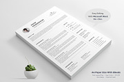 Clean Resume/CV, a Resume Template by Pixavics (Thumbnail 3 of 3)