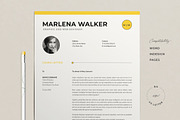Resume Template Marlena, a Resume Template by Estartshop (Thumbnail 5 of 7)