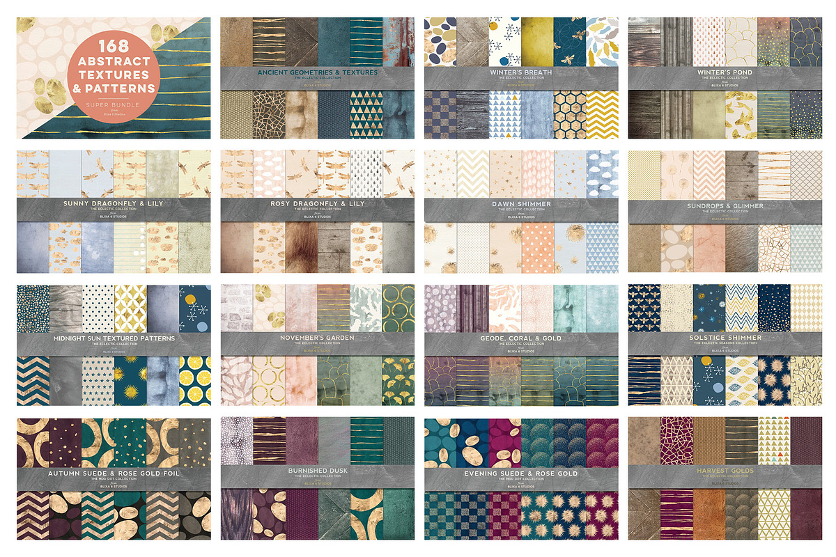 Abstract Textures & Patterns, a Pattern Graphic by Blixa 6 Studios (Photo 2 of 11)