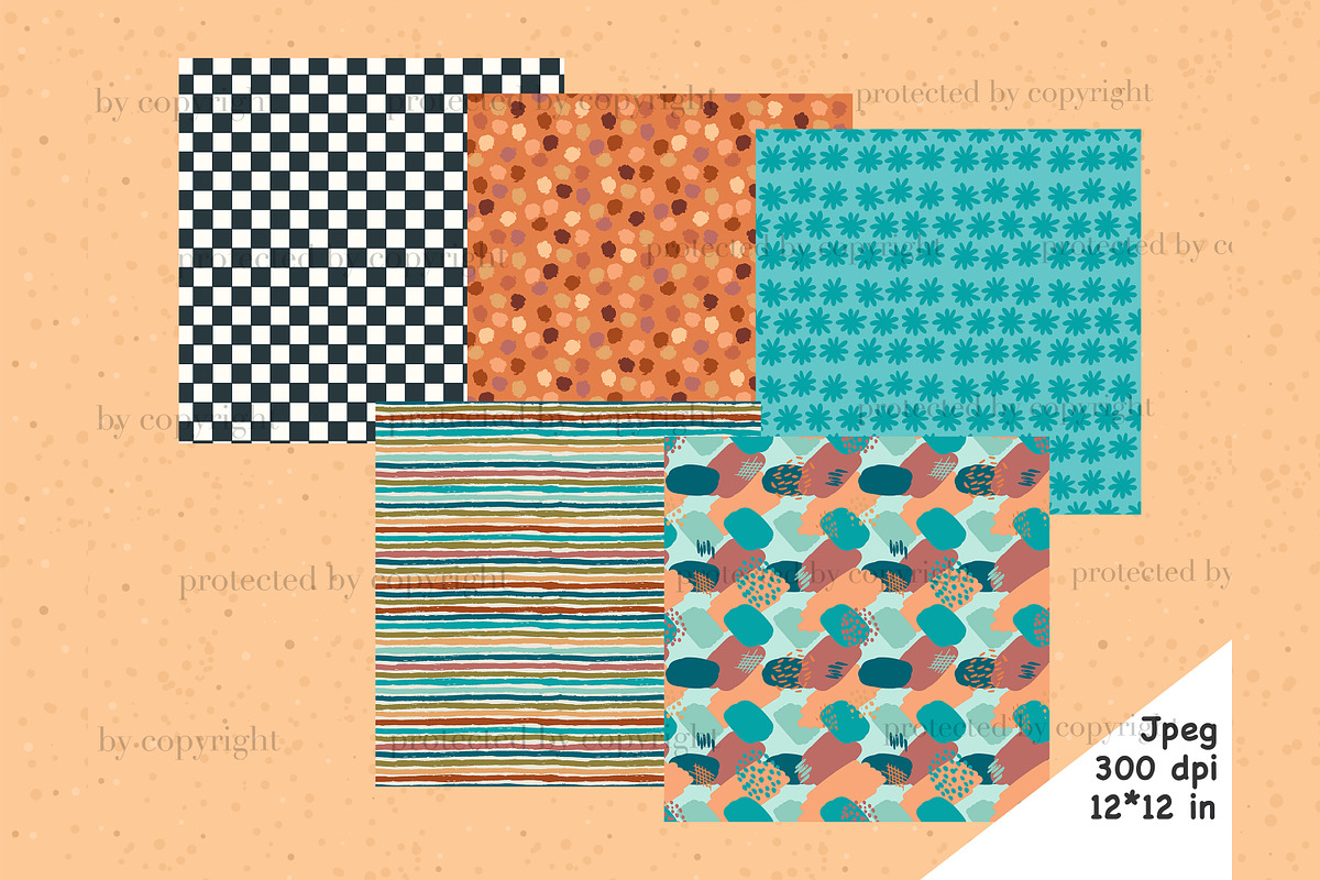 Road Trip Paper, a Pattern Graphic by GlamArtZhanna (Photo 2 of 4)