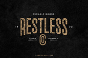 Norsten Vintage Condensed + Extras, a Sans Serif Font by Wandery Supply (Thumbnail 4 of 14)