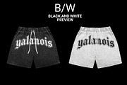washed shorts mockup, a Bottom Mockup by yalanois (Thumbnail 2 of 5)
