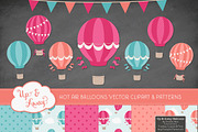 Bohemian Hot Air Balloons & Patterns, an Illustration by Amanda Ilkov (Thumbnail 2 of 5)