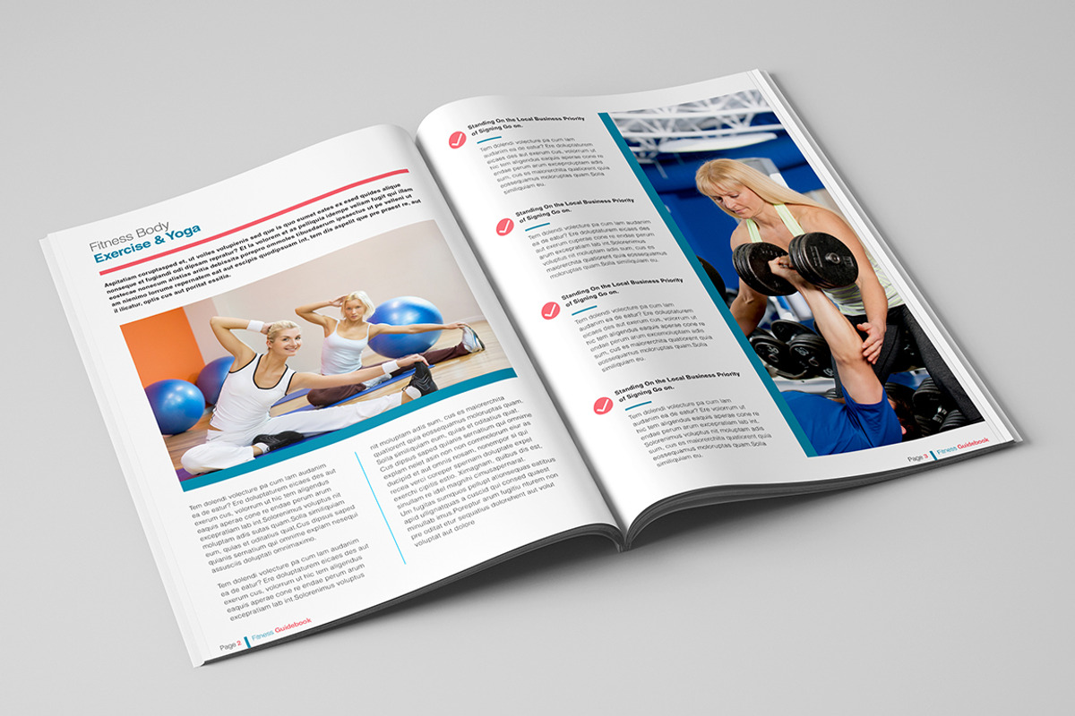 Fitness Guide Brochure Template 17, a Brochure Template by Layout Design