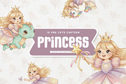 Lovely Little Princess Cute Cartoon, a Person Illustration by Gohsantosa (Thumbnail 1 of 4)