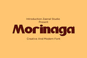 Morinaga, a Slab Serif Font by Zaenal Studio (Thumbnail 1 of 12)