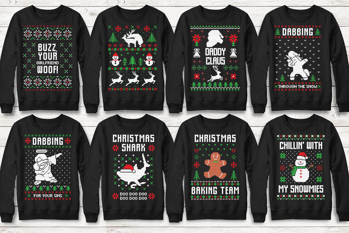 100+ Ugly Christmas Designs, an Illustration by beetlepixels (Photo 12 of 15)