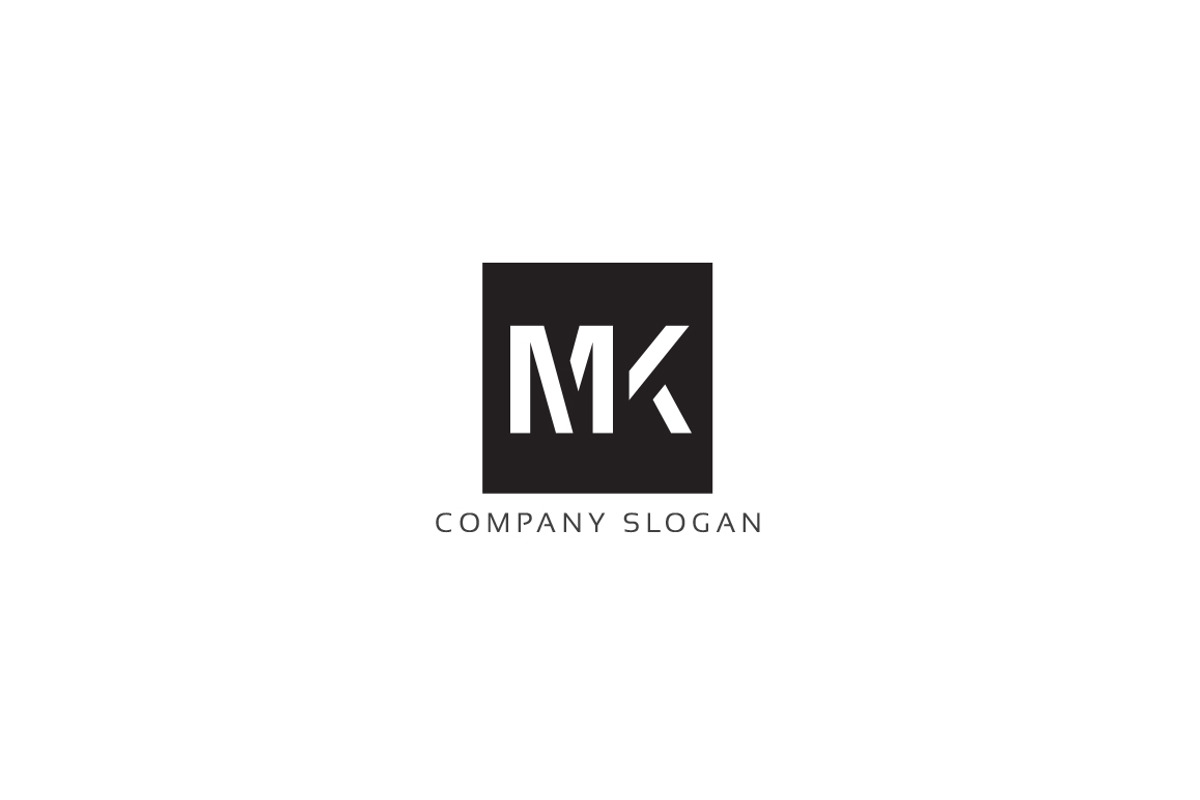 MK Letter Logo, a Branding & Logo Template by CAIRON CREATIVESTUDIO