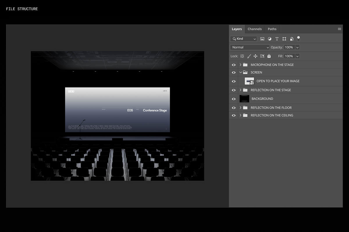 Conference Stage Mockup E05, an Advertising Mockup by Lumatte (Photo 7 of 9)