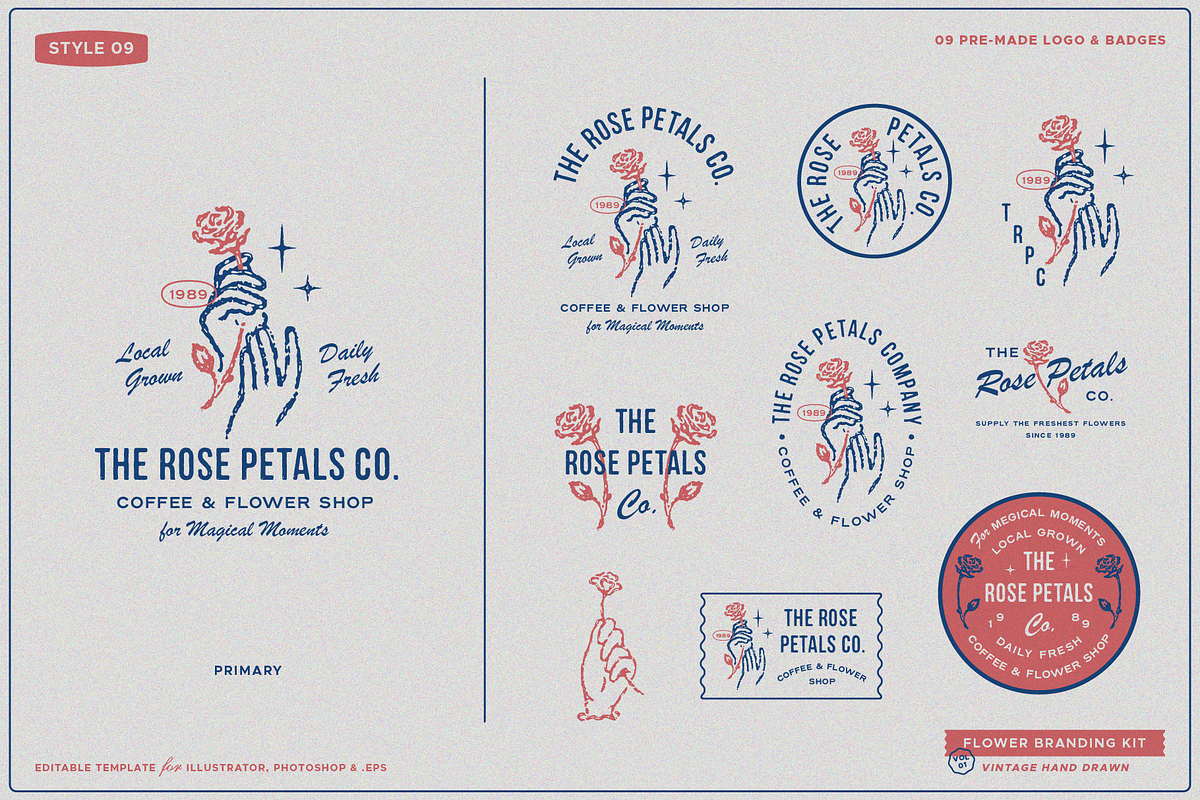 Flower Branding Kit, a Branding & Logo Template by Refolve Design (Photo 18 of 26)