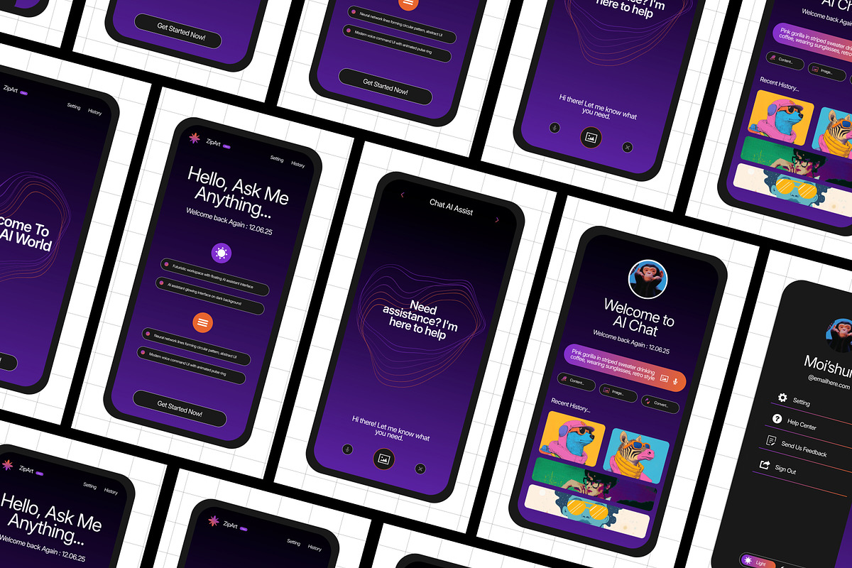 AI UI Mobile Kits