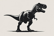 Dinosaur Silhouette Vector Bundle, an Illustration by jahid234 (Thumbnail 2 of 7)