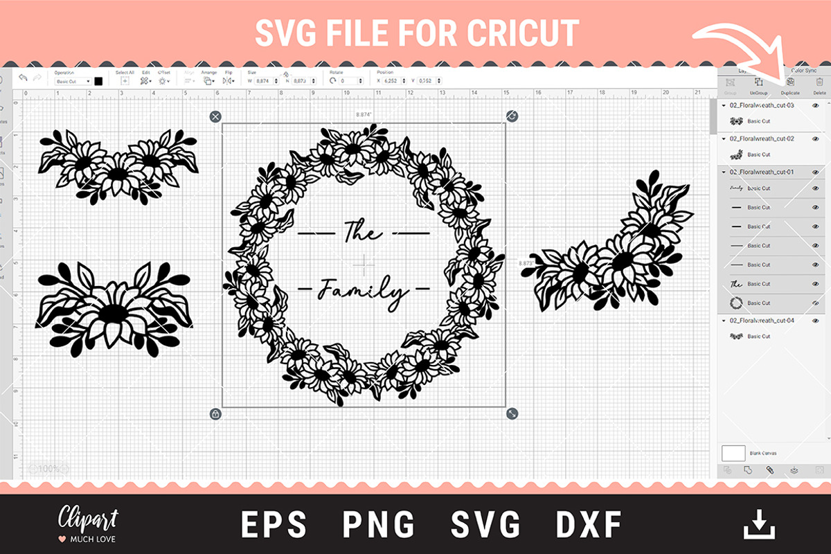 Sunflower wreath border & corner SVG, an Object Graphic by ClipartMuchLove (Photo 7 of 8)