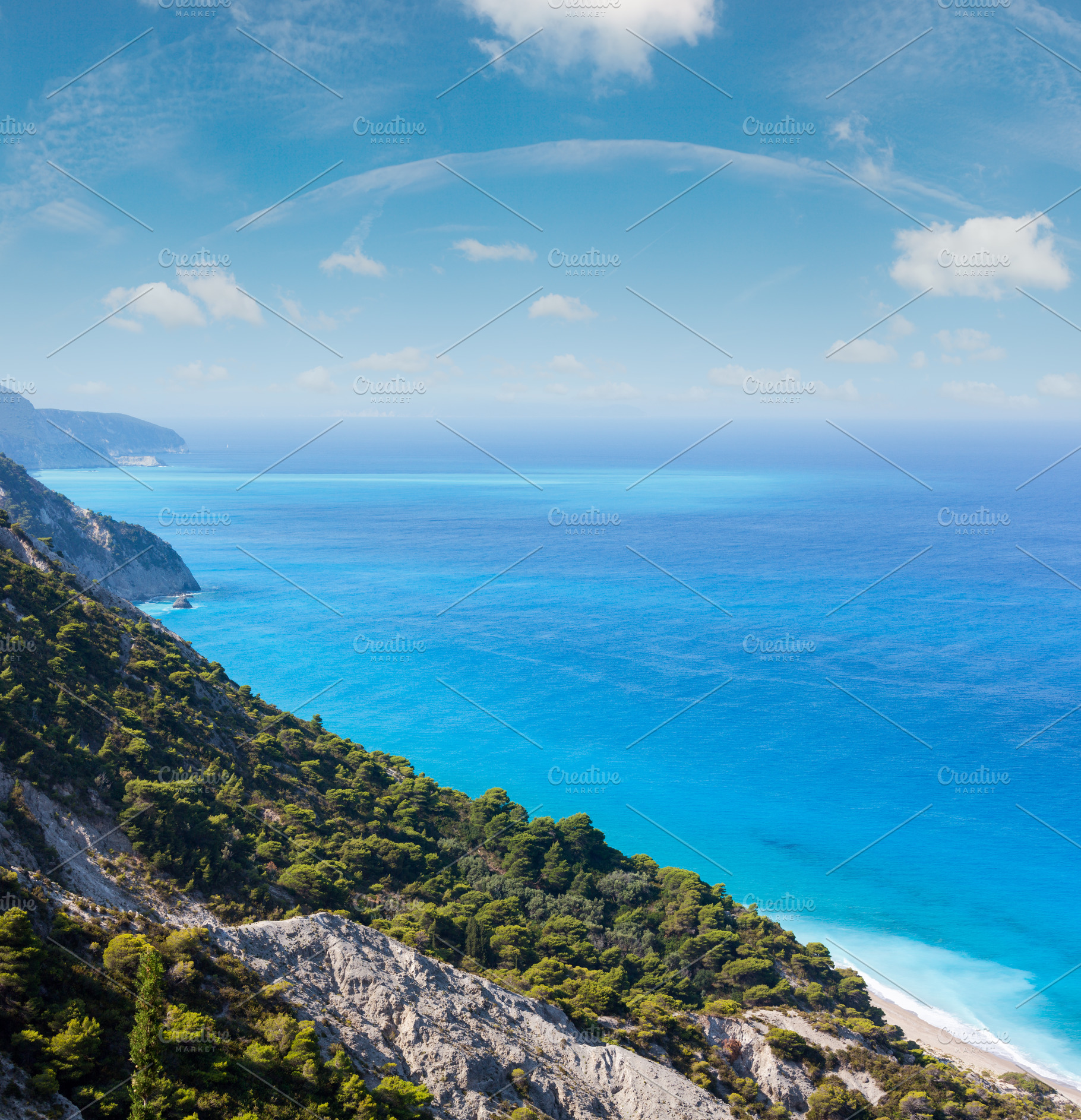 Lefkada coast beach (Greece), a Nature Photo by YuriyB