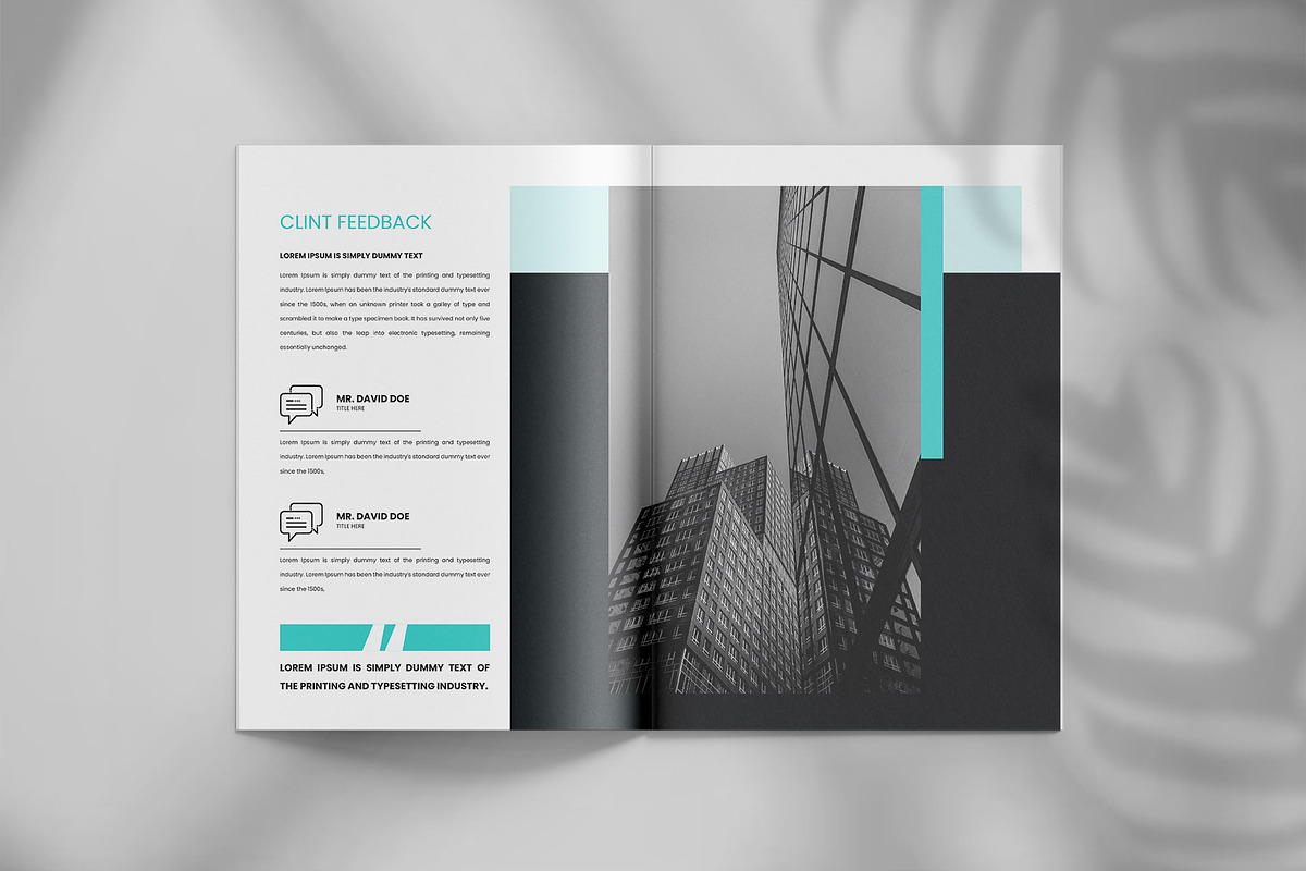 Company profile brochure template, a Brochure Template by Tanmoy Topu (Photo 11 of 12)