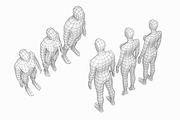 Male and Female Low Poly Base Mesh, a Characters & Person 3D Model by VK Studio (Thumbnail 2 of 4)