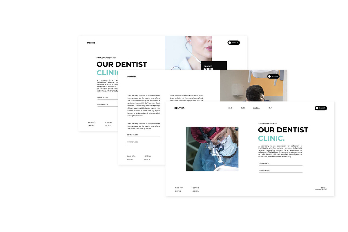 Dentist Presentation Template, a Presentation Template by Universitype (Photo 3 of 9)